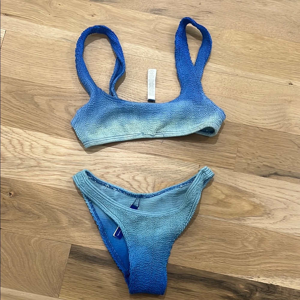 bond-eye Blue Gradient Bikini Set